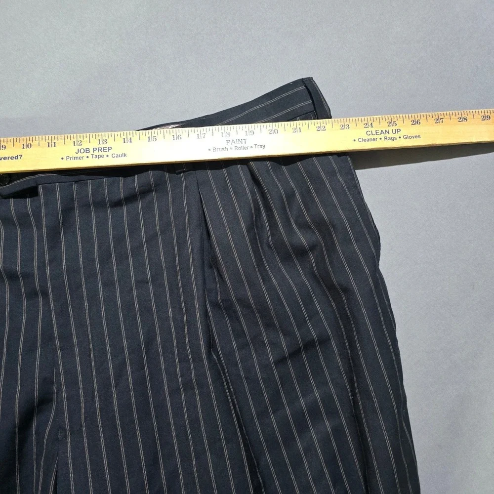 Caravelli Fusion 3 Piece Suit Mens jacket 56L 52x28 pants Vest pinstripe